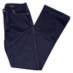 Seven 7 For All Mankind Women's A Pocket Jeans Dark Wash Boot Cut Size 32